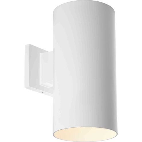 Cylinder 1 Light 12 inch White Outdoor Wall Cylinder in Standard