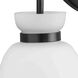 Lexie 4 Light 30 inch Matte Black Bathroom Vanity Light Wall Light