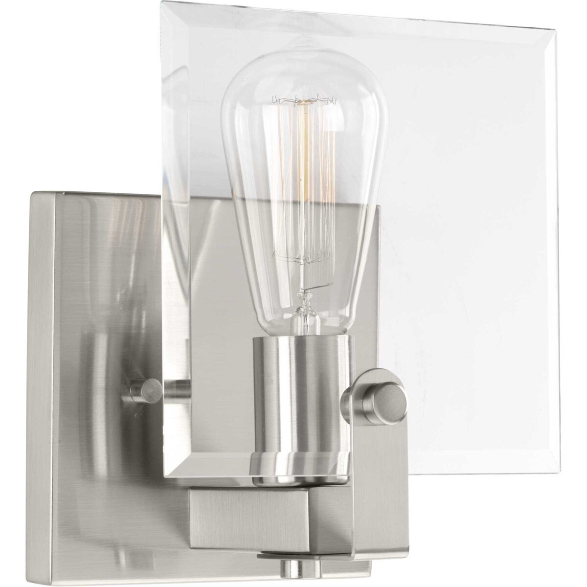 Glayse 1 Light 7 inch Brushed Nickel Bath Vanity Wall Light, Design Series