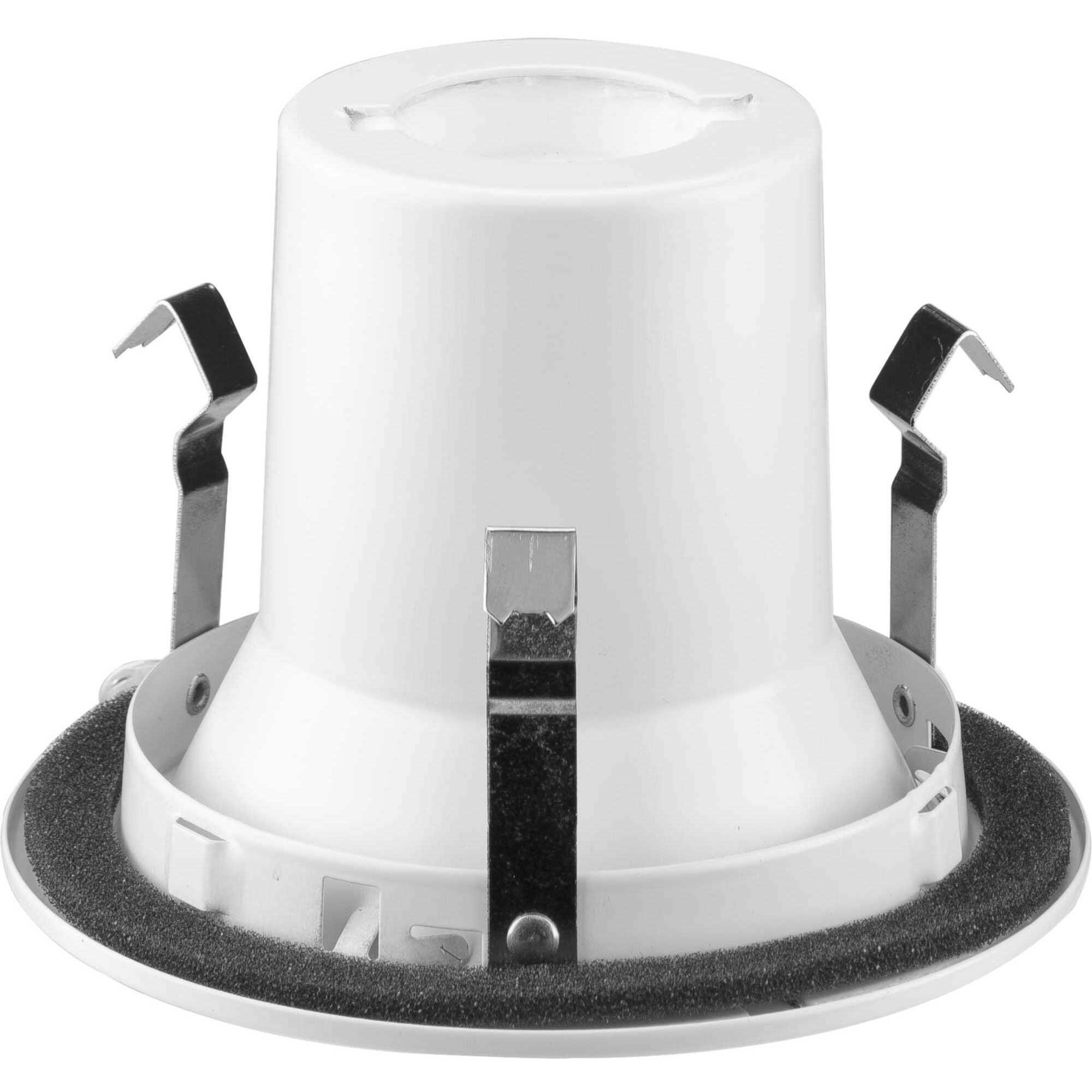 4in Recessed Trim PAR20 Satin White Open Shower Trim