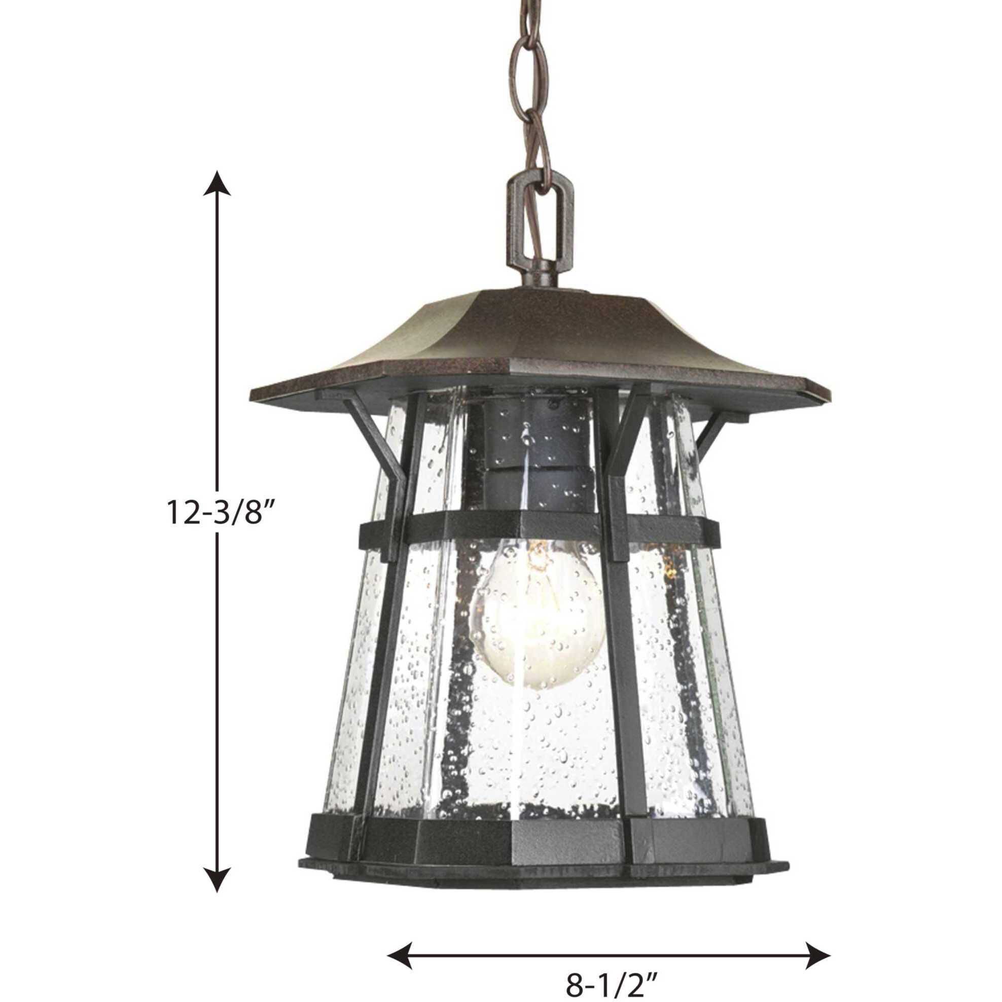 Derby 1 Light 9 inch Espresso Outdoor Hanging Lantern