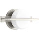 Volo LED LED 10 inch Brushed Nickel Bath Vanity Wall Light, Design Series