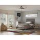 AirPro 52 inch Matte Black with Black/Rustic Charcoal Blades Ceiling Fan