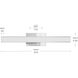 Phase 6.3 LED 24 inch Polished Chrome Linear Vanity Light Wall Light