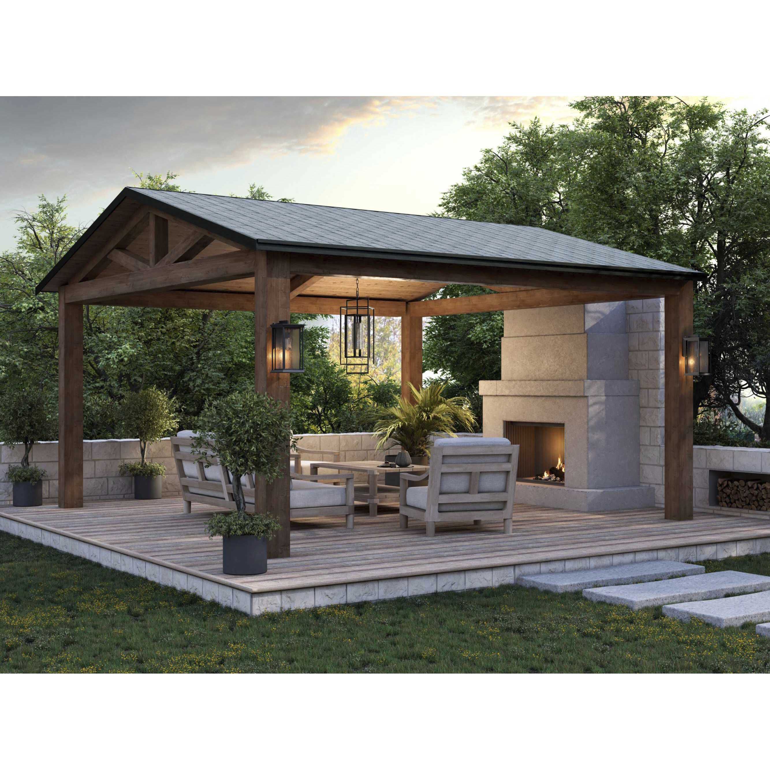 Navarre 1 Light Matte Black Outdoor Pendant