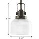 Archie 1 Light 5.75 inch Venetian Bronze Mini-Pendant Ceiling Light