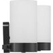 Elevate 4 Light 35 inch Matte Black Bath Vanity Wall Light, Design Series