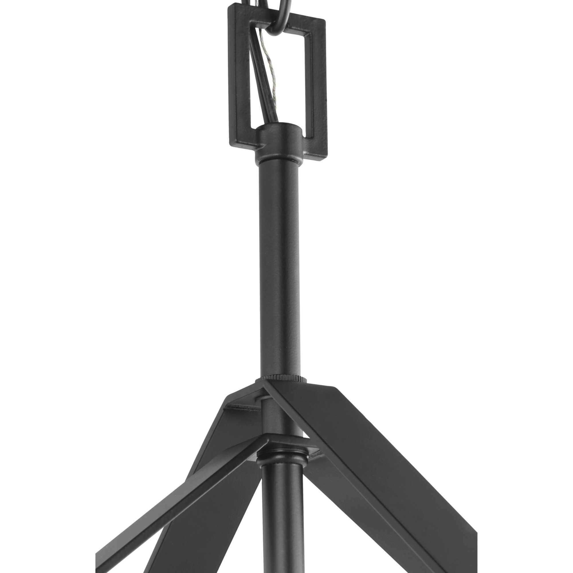 Vertex 4 Light 15 inch Matte Black Foyer Light Ceiling Light