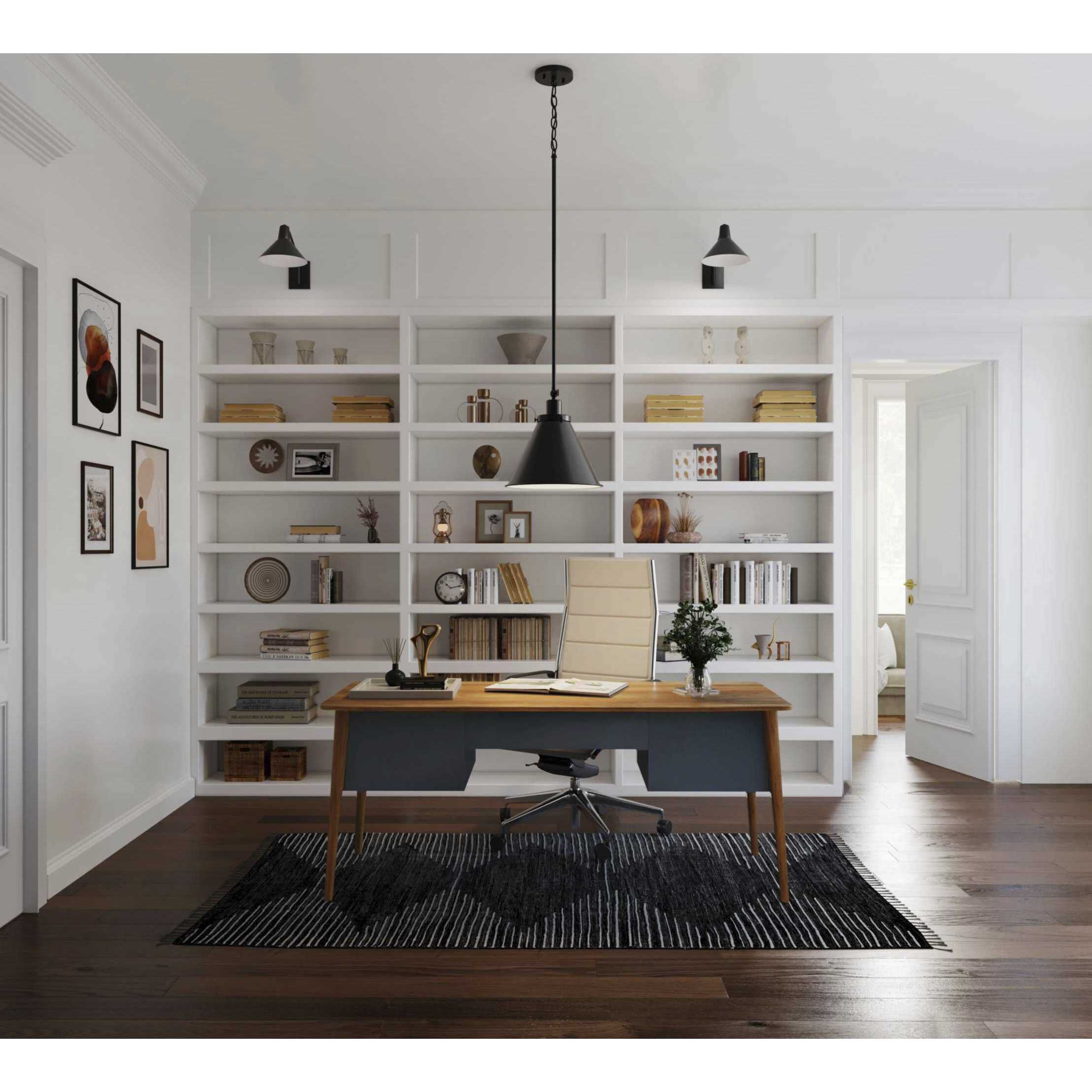 Trimble 1 Light 10 inch Matte Black Wall Bracket Wall Light, Design Series