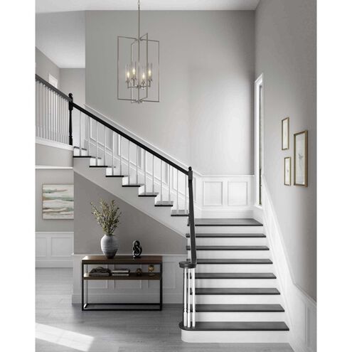Kellwyn 4 Light 18 inch Brushed Nickel Foyer Pendant Ceiling Light