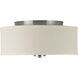 Inspire 2 Light 13 inch Brushed Nickel Flush Mount Ceiling Light
