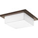 Transit LED 11 inch Antique Bronze Flush Mount Ceiling Light