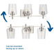 Calais 3 Light 24 inch Brushed Nickel Bath Vanity Wall Light