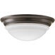 LED Flush Mount LED 11 inch Antique Bronze Flush Mount Ceiling Light, Progress LED