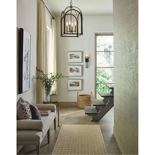 Westfall 4 Light 14 inch Graphite Foyer Pendant Ceiling Light, Medium, Design Series