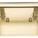 Estrada 2 Light 13.37 inch Brushed Gold Bathroom Vanity Light Wall Light