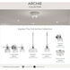 Archie 2 Light 17 inch Polished Chrome Bath Vanity Wall Light
