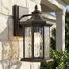 Edition 1 Light 13 inch Antique Bronze Outdoor Wall Lantern, Medium