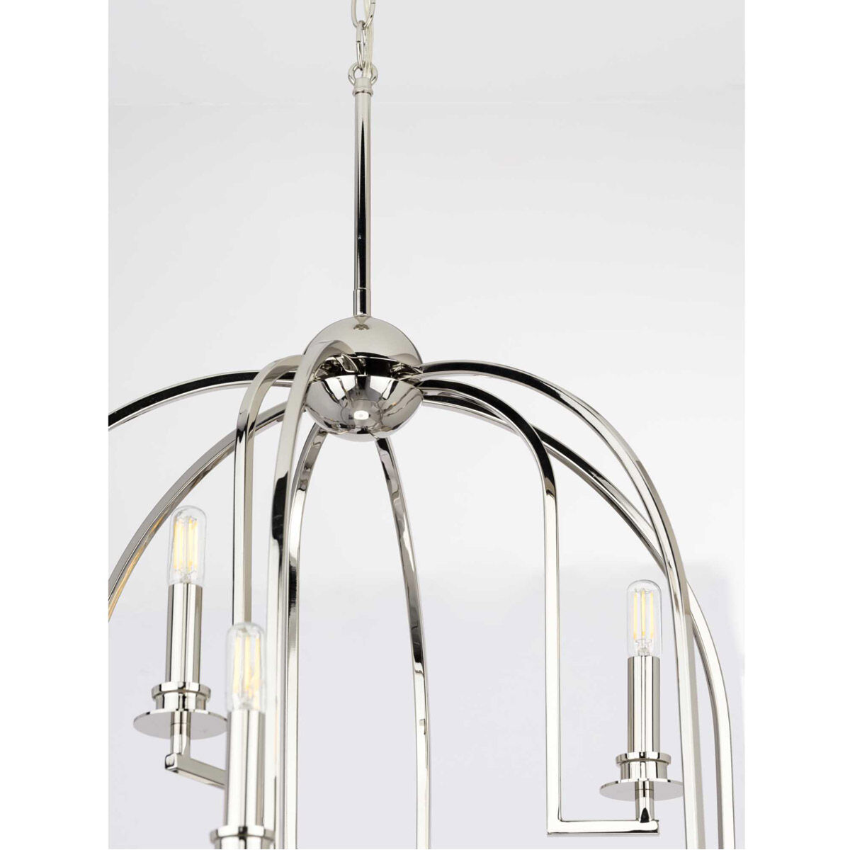 Seneca 9 Light 30 inch Polished Nickel Chandelier Ceiling Light