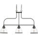 Saluda 3 Light 36 inch Antique Bronze Island Chandelier Ceiling Light
