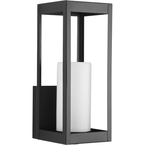 Patewood 1 Light 15 inch Matte Black Outdoor Wall Lantern, Medium, Design Series