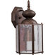 Roman Bronze 1 Light 13 inch Roman Bronze Outdoor Wall Lantern