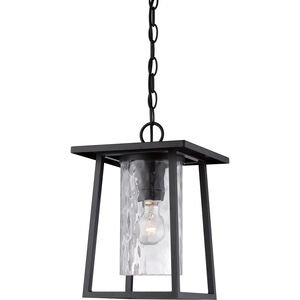 Lodge 1 Light 9.5 inch Mystic Black Outdoor Hanging Lantern