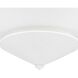 Pinellas 4 Light 25 inch White Plaster Semi-Flush Mount Ceiling Light, Design Series