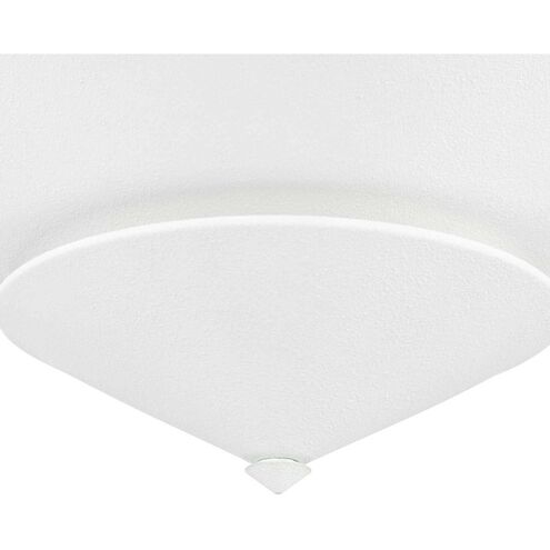 Pinellas 4 Light 25 inch White Plaster Semi-Flush Mount Ceiling Light, Design Series