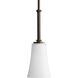 Flirt 1 Light 5 inch Antique Bronze Mini-Pendant Ceiling Light