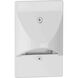 LED Step Lights 120 4.5 watt Satin White Indoor/Outdoor Step Light, Progress LED