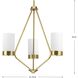 Elevate 3 Light 22 inch Brushed Bronze Chandelier Ceiling Light, Design Series