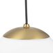 Atwell 1 Light 8 inch Brushed Bronze Pendant Ceiling Light, Small