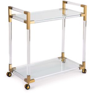 Americano Clear Bar Cart