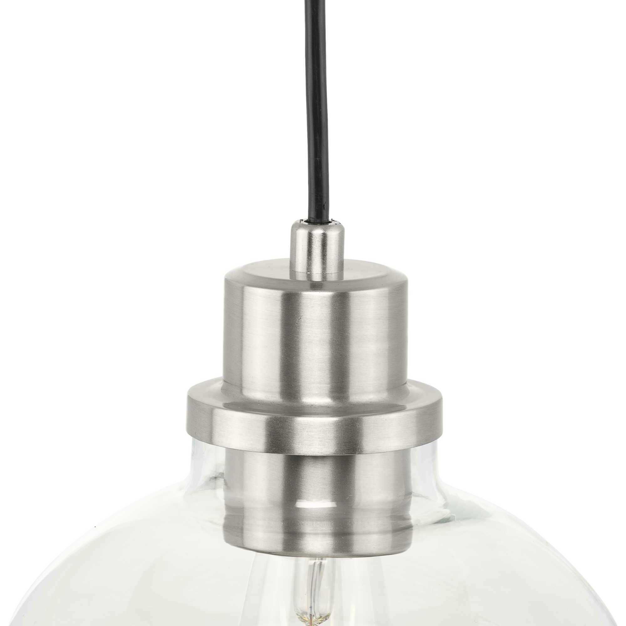 Garris 1 Light 8 inch Brushed Nickel Mini Pendant Ceiling Light