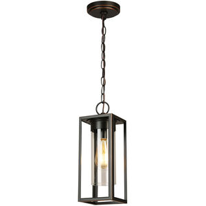 Walker Hill 1 Light 5.37 inch Oil Rubbed Bronze Outdoor Pendant