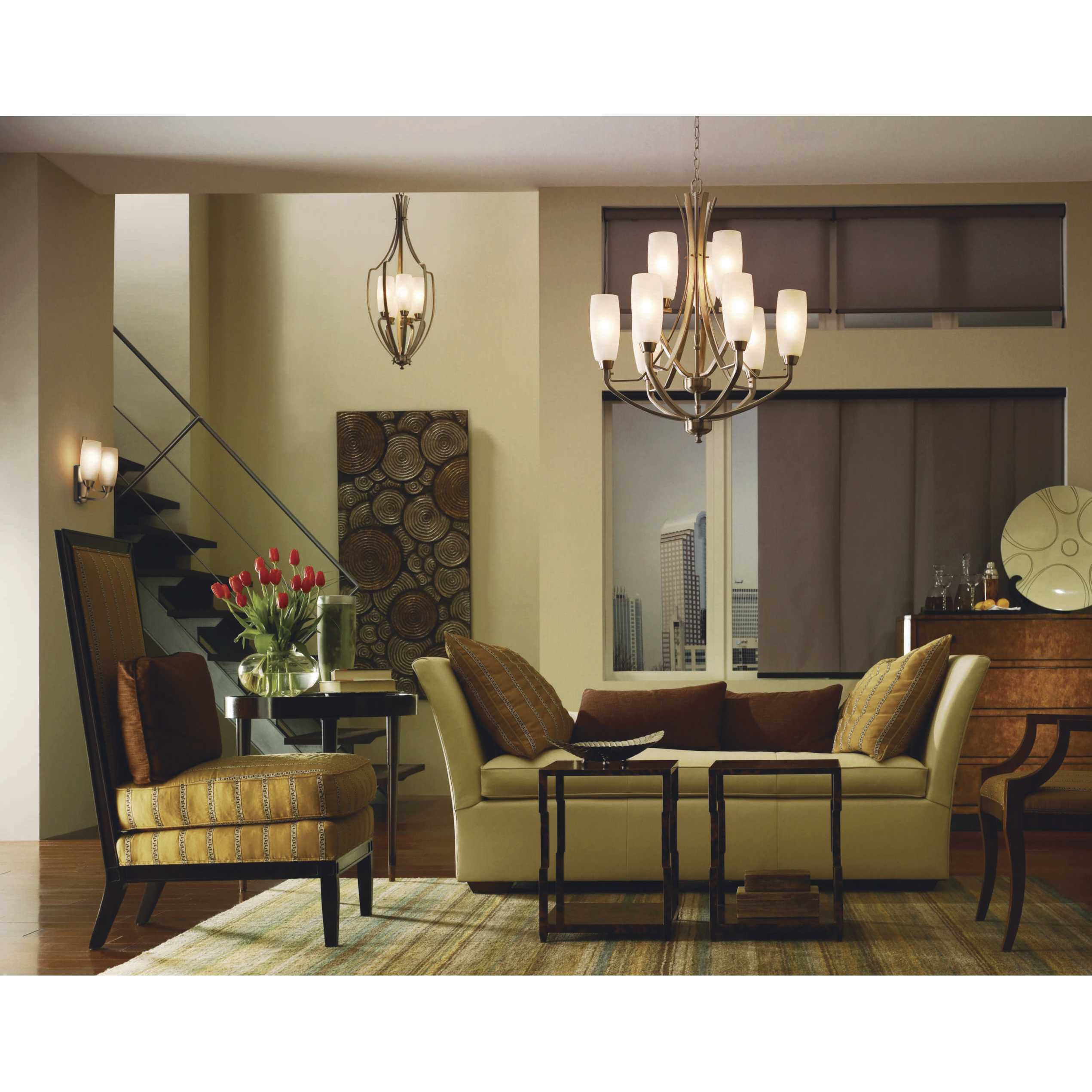 Wisten 9 Light 27 inch Brushed Nickel Chandelier Ceiling Light