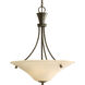 Cantata 3 Light 20 inch Forged Bronze Hall & Foyer Ceiling Light