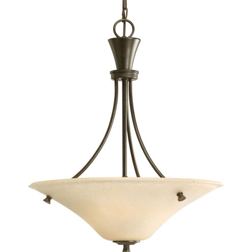 Cantata 3 Light 20 inch Forged Bronze Hall & Foyer Ceiling Light