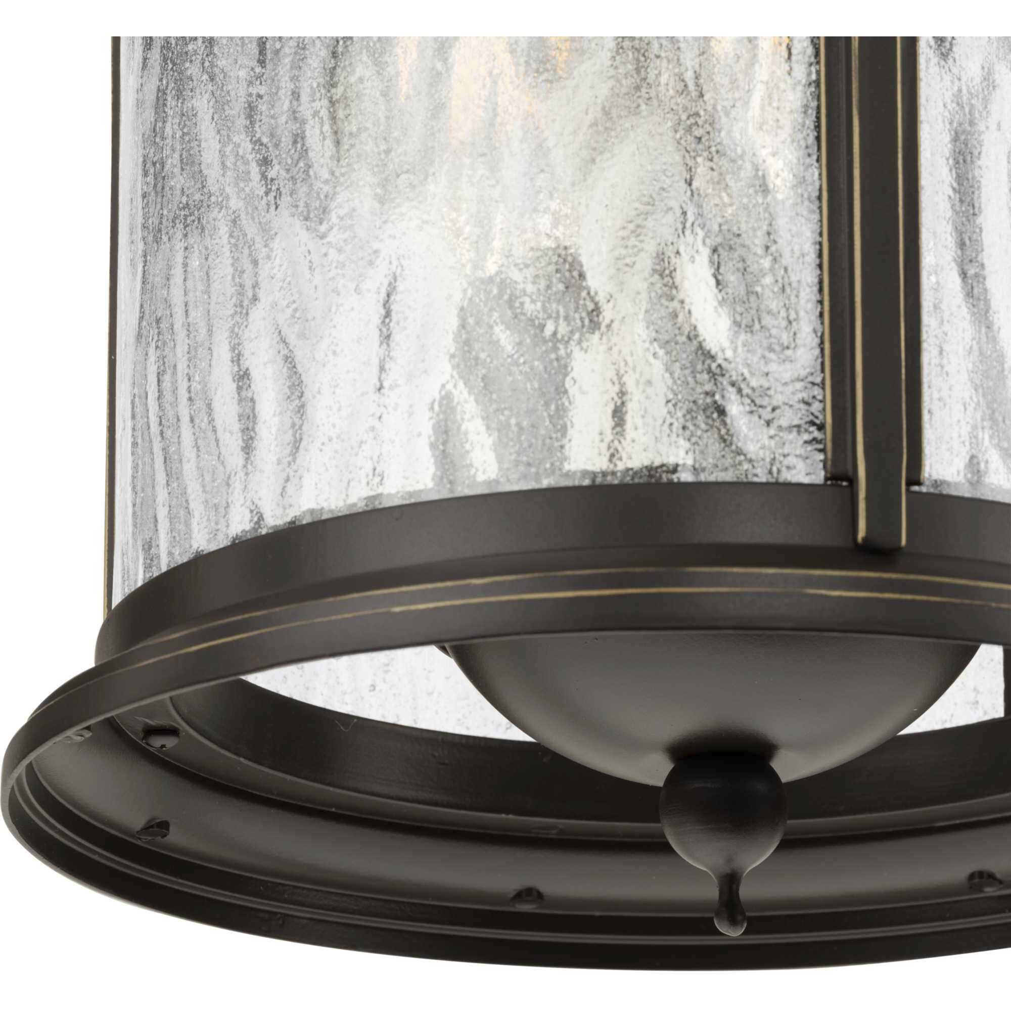 Ashmore 3 Light 21 inch Antique Bronze Outdoor Wall Lantern