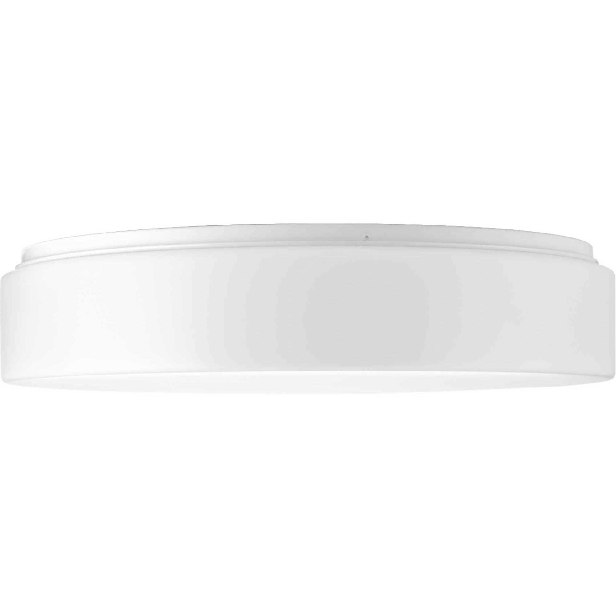 Drums And Clouds LED 16.94 inch White Flush Mount Ceiling Light, Progress LED