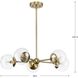 Atwell 5 Light 28 inch Brushed Bronze Chandelier Ceiling Light