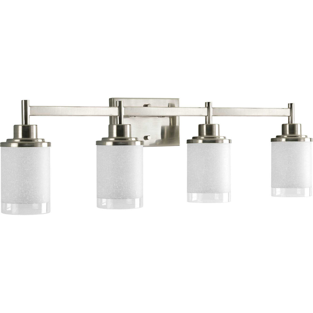 Alexa 4 Light 31 inch Brushed Nickel Bath Vanity Wall Light