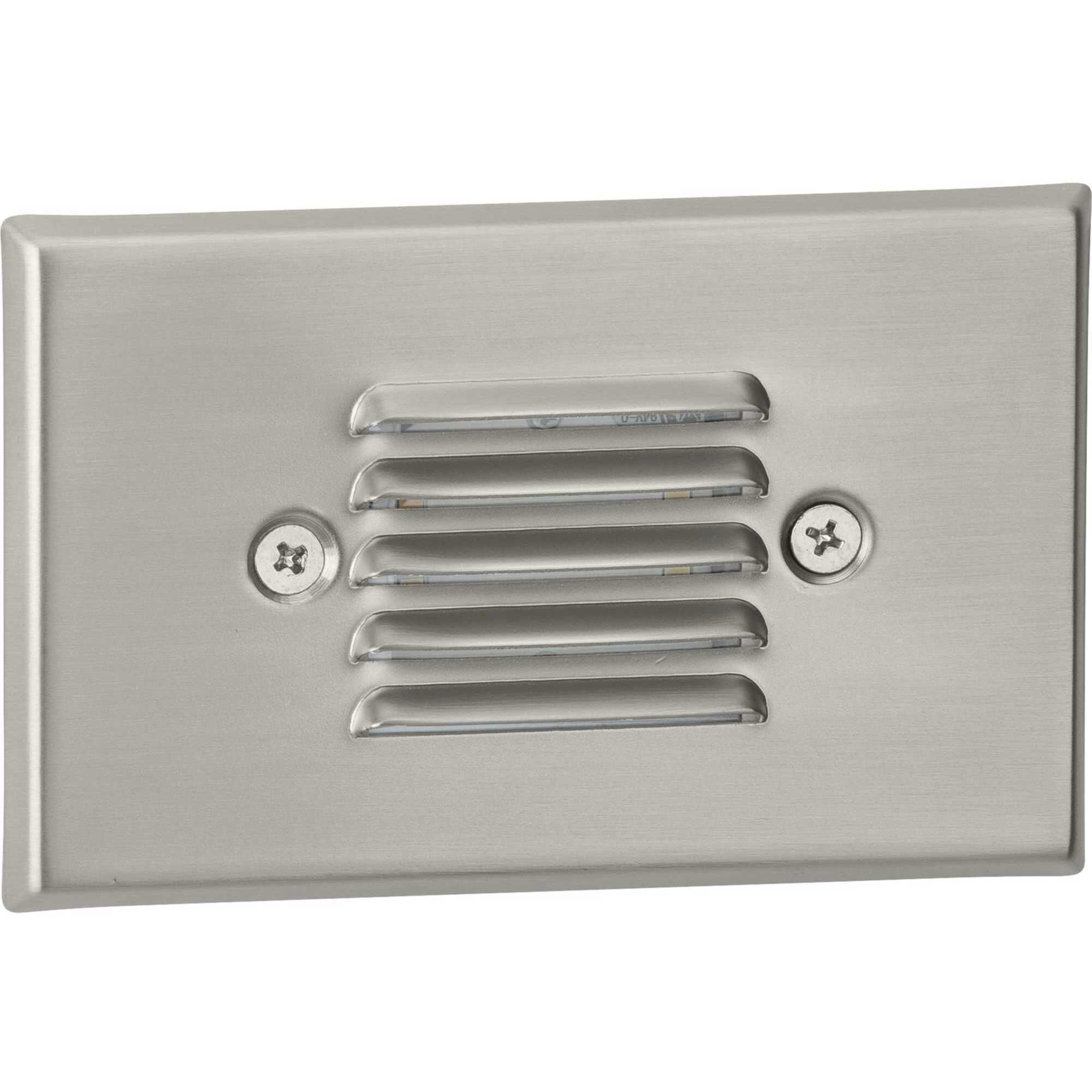 LED Step Lights 120 4.5 watt Brushed Nickel Indoor/Outdoor Step Light, Progress LED