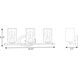 Riley 3 Light 25 inch Matte Black Bath Vanity Wall Light