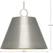 Parkhurst 3 Light 18 inch Brushed Nickel Pendant Ceiling Light