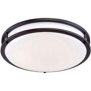 EnviroLite LED 12 inch Oil Rubbed Bronze Flush Mount Ceiling Light