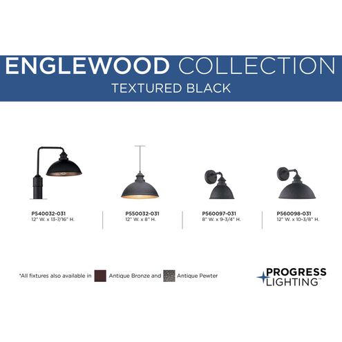 Englewood 1-Light Black Outdoor Post Lantern Englewood 1-Light Black Outdoor Post Lantern