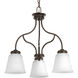 Keats 3 Light 19.63 inch Antique Bronze Chandelier Ceiling Light
