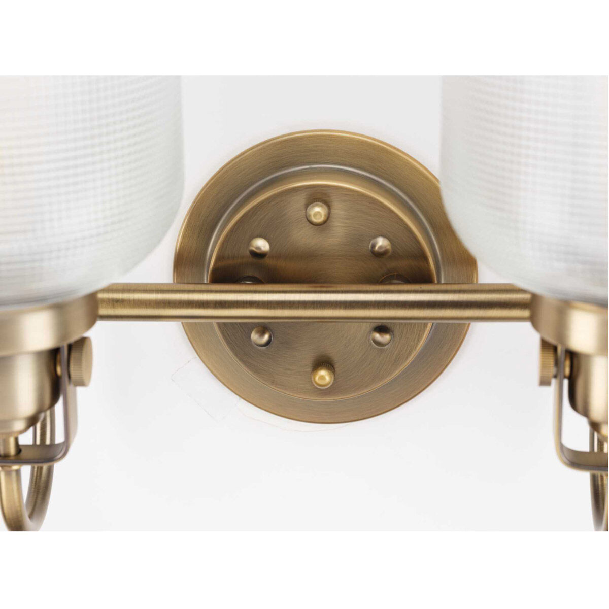 Archie 4 Light 35.5 inch Vintage Brass Bath Vanity Wall Light